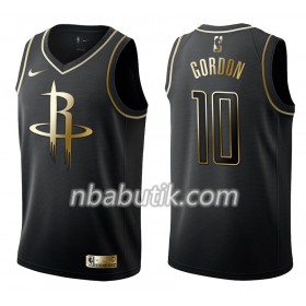 NBA Mænd Trøje Houston Rockets Eric Gordon 10 Nike Sort Golden Edition Swingman